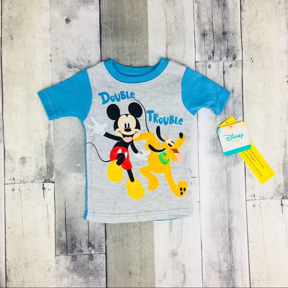 NWT Disney Baby Mickey Mouse Pajamas Set - Picture 2 of 3